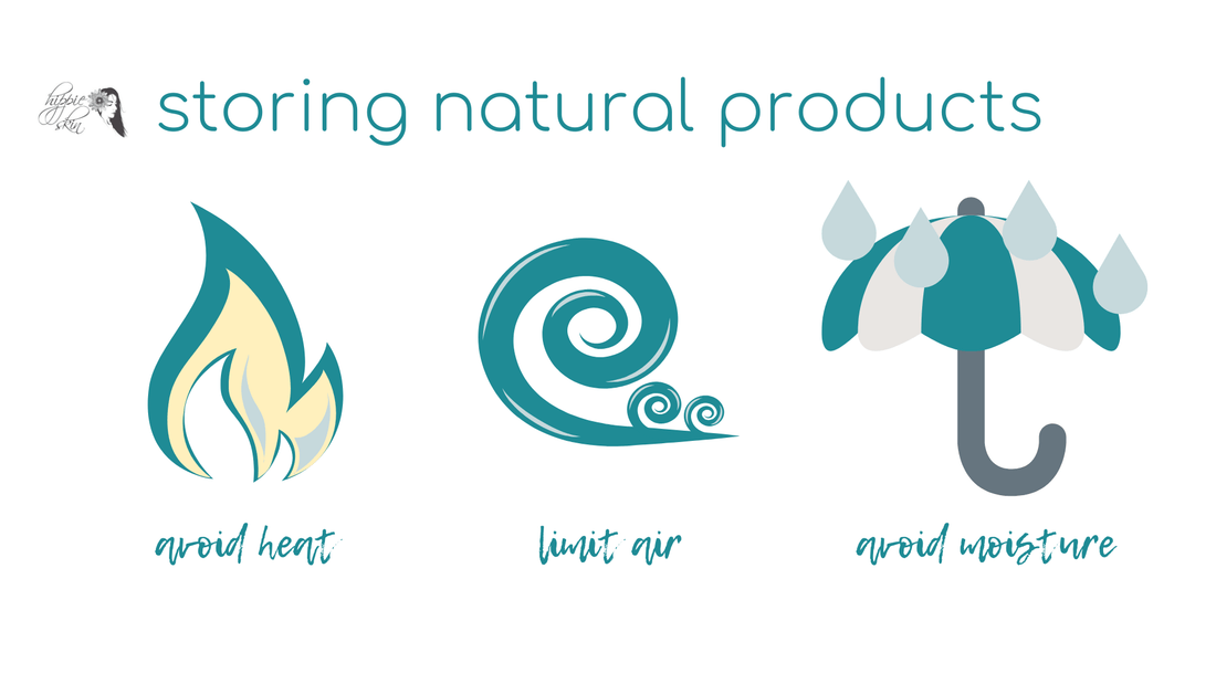 Tips for Storing Natural Skin Care Products | Hippie Skin