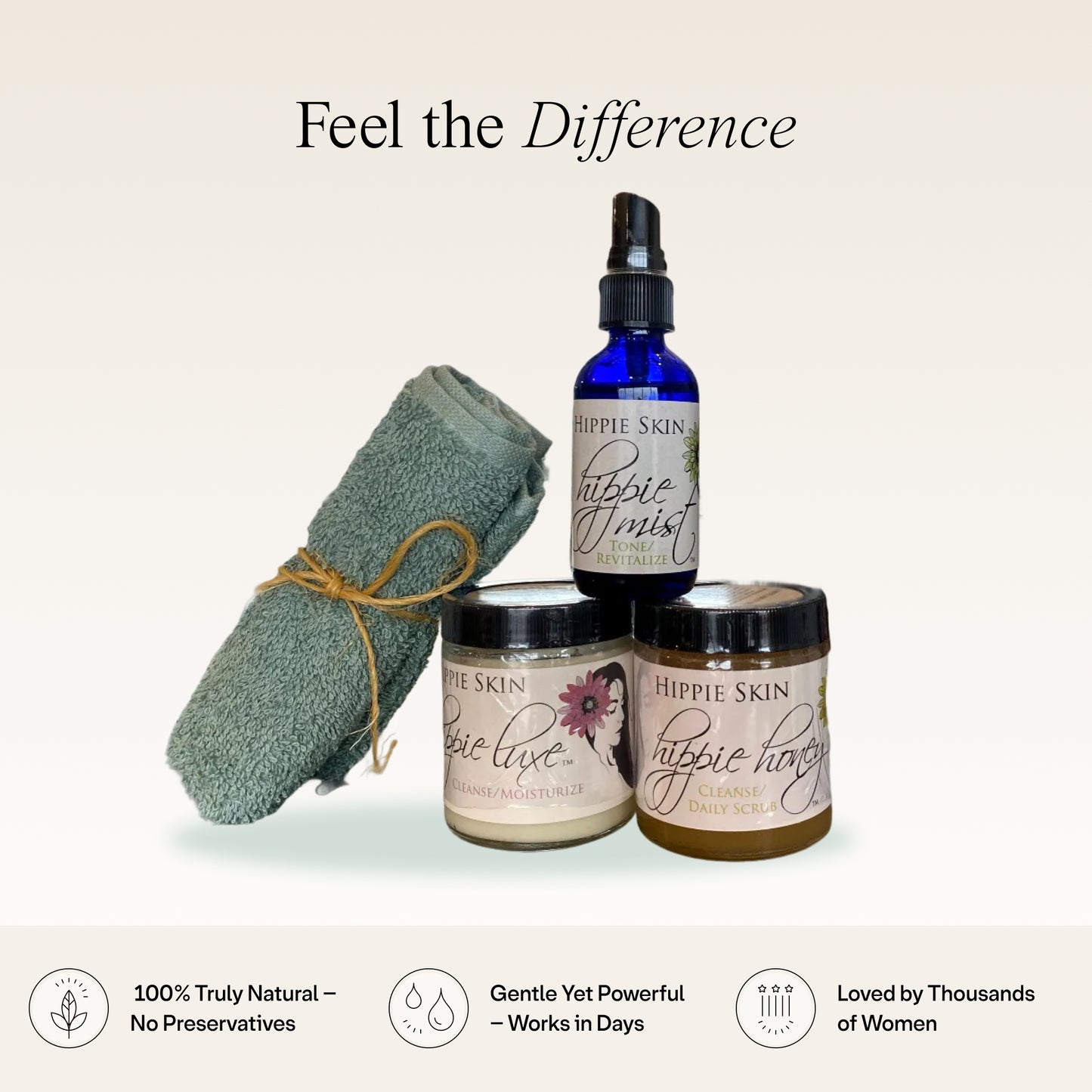 The Hippie System Natural Skincare Bundle