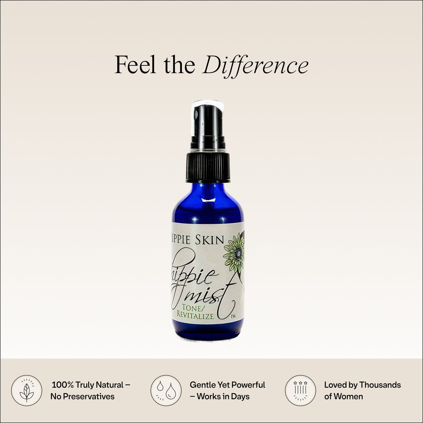 Hippie Mist Natural Toning Spray