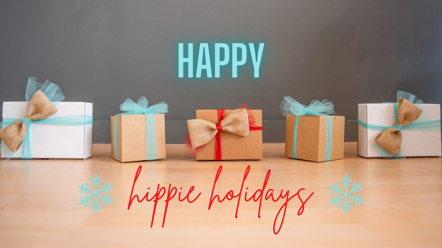 Happy Hippie Holidays with Gift Boxes - Hippie Skin Natural Skincare Ogden Utah